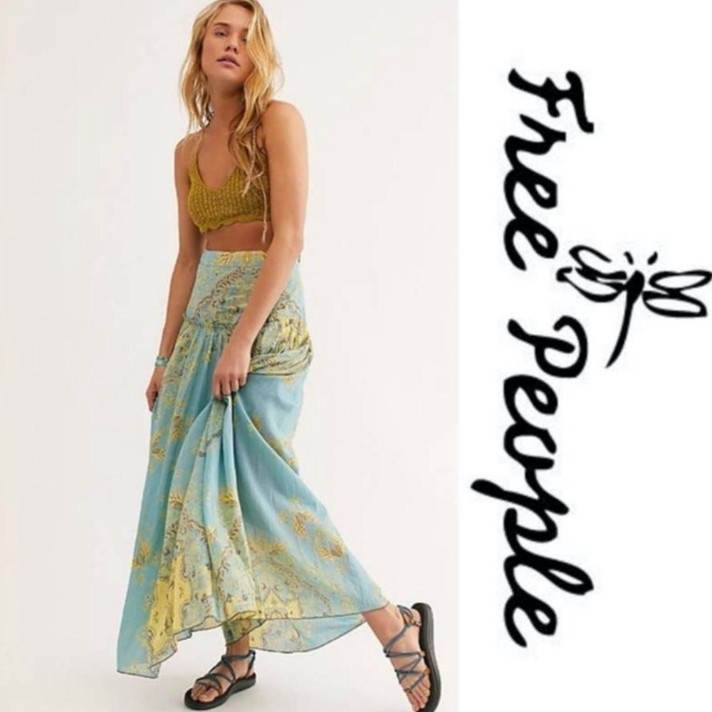 FREE PEOPLE SKIRT MAXI - Picture 1 of 8